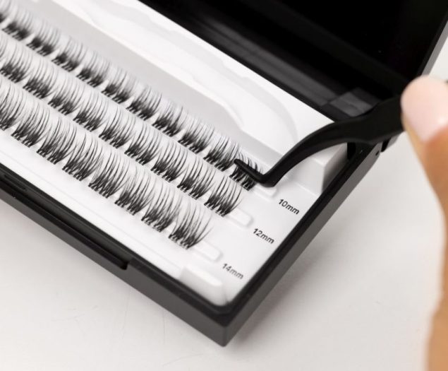 DIY predlepené mihalnice nanolash